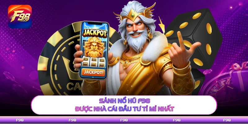 Sảnh nổ hũ F98 được nhà cái đầu tư tỉ mỉ nhất