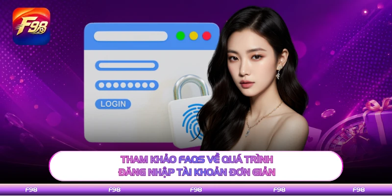 Tham khảo faqs về quá trình đăng nhập tài khoản đơn giản